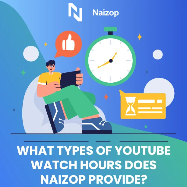 What Types of YouTube Watch Hours Does Naizop Provide?