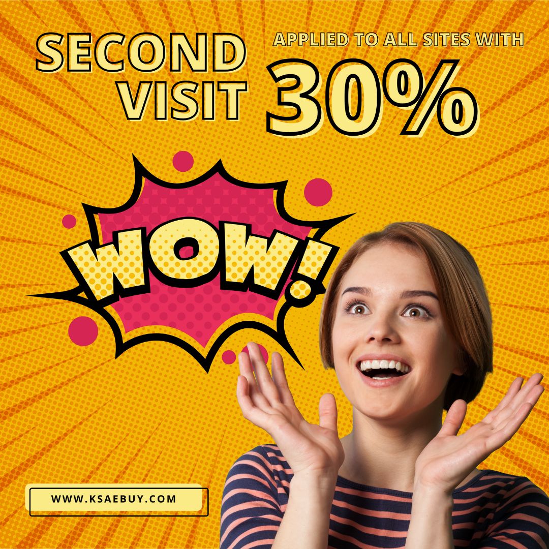 Second website visit applied to all links with 30%