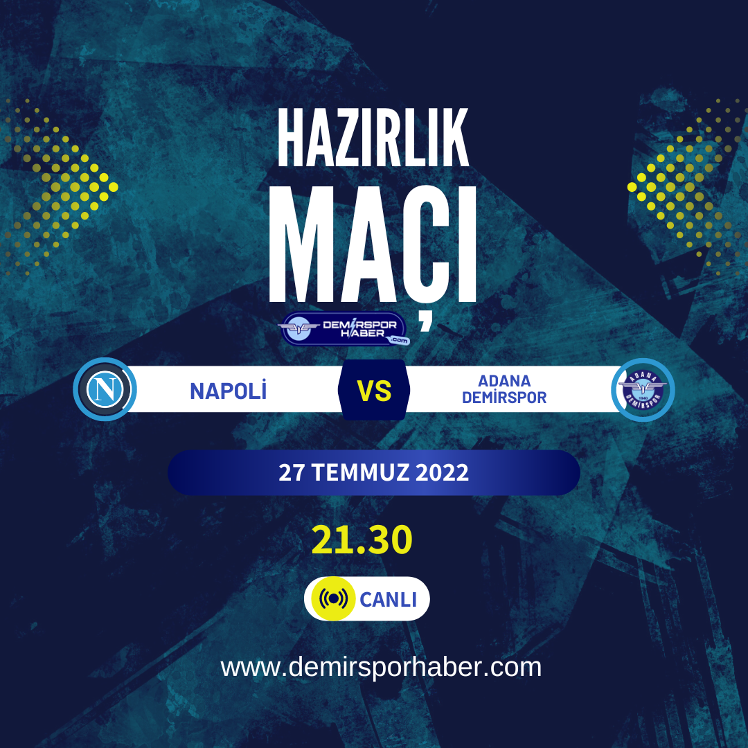 Napoli maçı 27 Temmuz'da 1 1cbzueej65okp74y