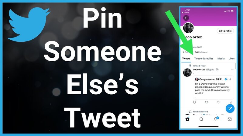 How to Pin Someone Else's Tweet on Twitter