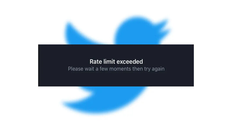 What is Rate Limit Exceeded on Twitter?