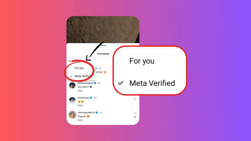 Instagram Introduces Verified User Comment Filter