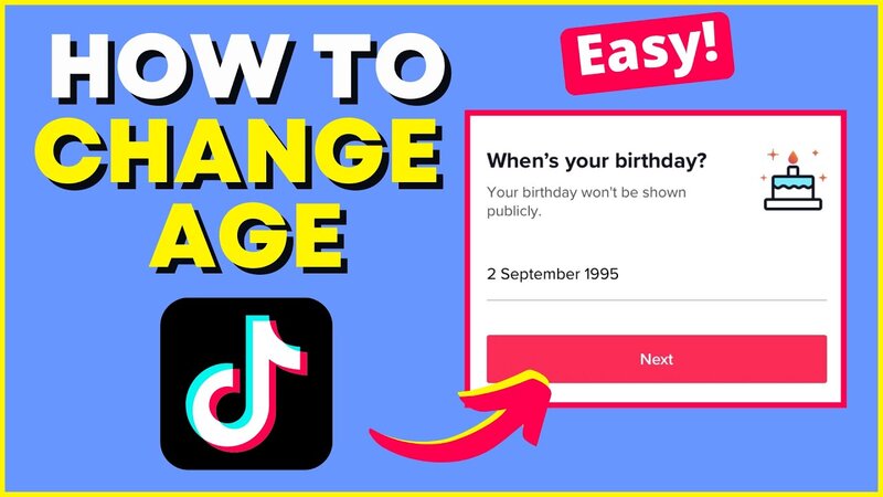 How to Change Your Age on TikTok 2023