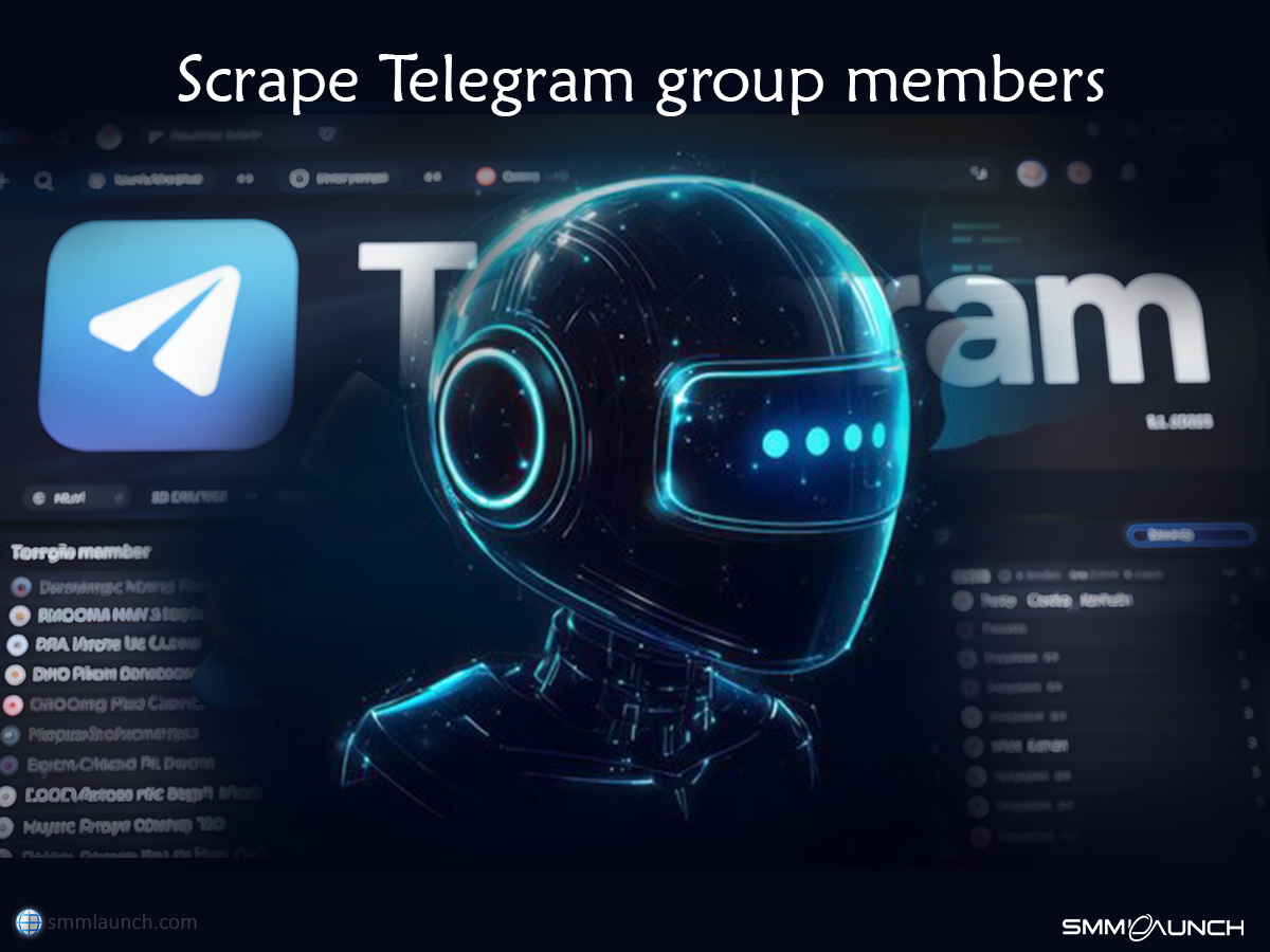 scrape telegram group members