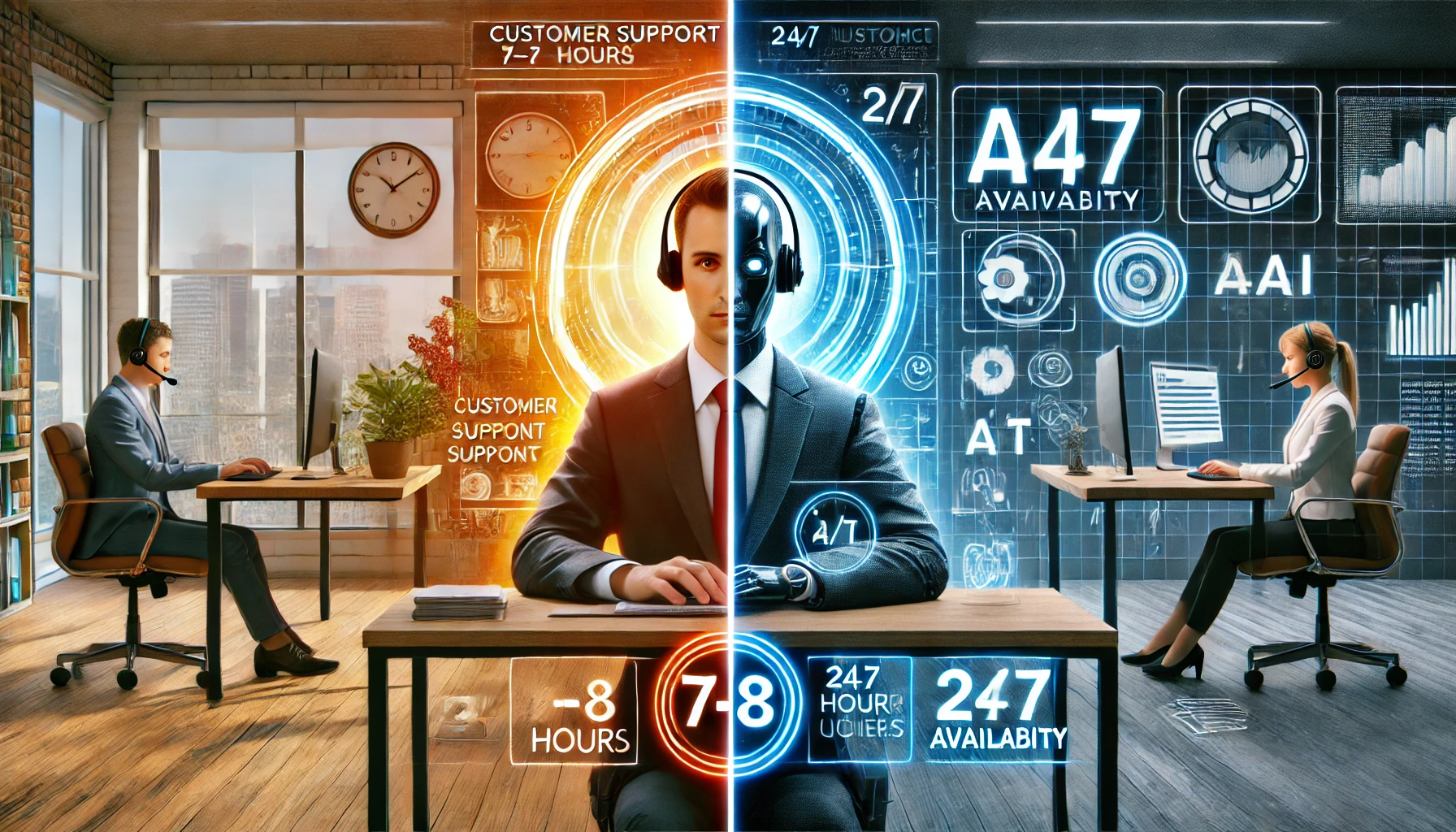 🤖 A.I. vs 👨‍💼 พนักงาน: ใครคือผู้ชนะในการตอบลูกค้ายุคดิจิทัล? 