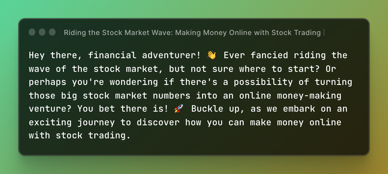 Riding the Stock Market Wave: Making Money Online with Stock Trading 📈💰🖥️