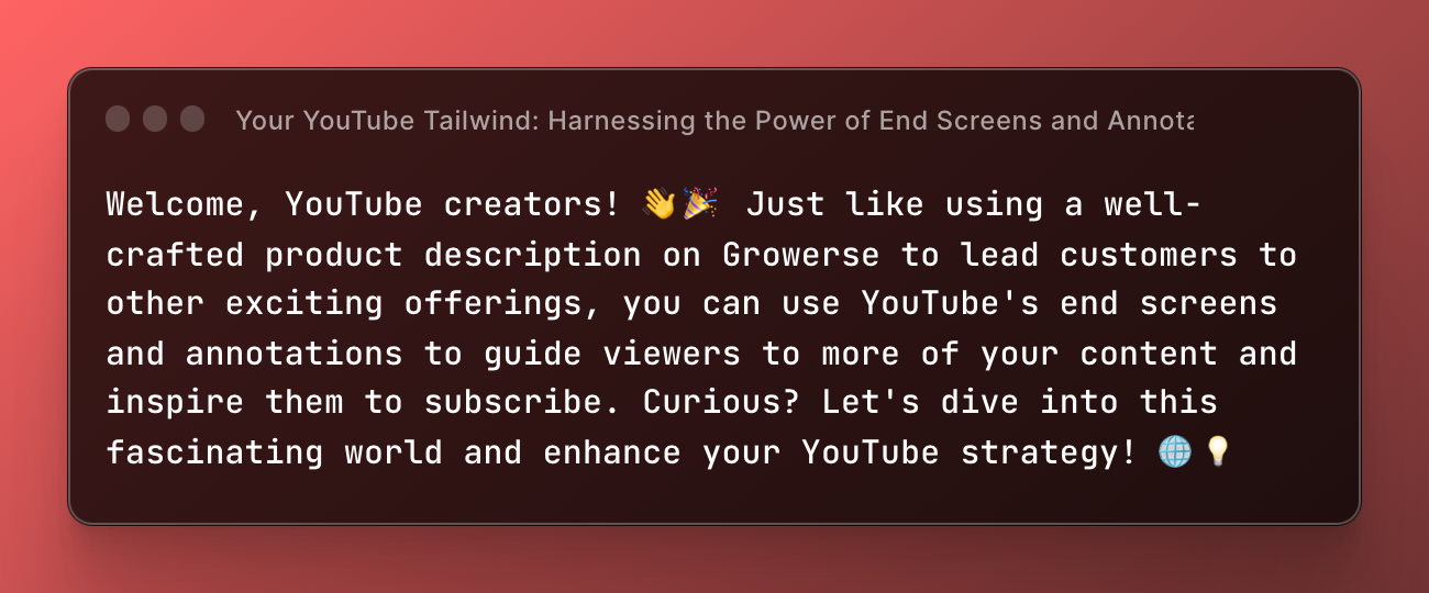 Your YouTube Tailwind: Harnessing the Power of End Screens and Annotations 🎬🚀