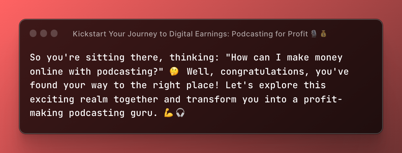 Kickstart Your Journey to Digital Earnings: Podcasting for Profit 🎙💰