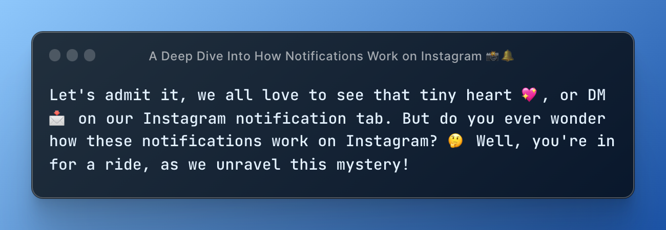 A Deep Dive Into How Notifications Work on Instagram 📸🔔