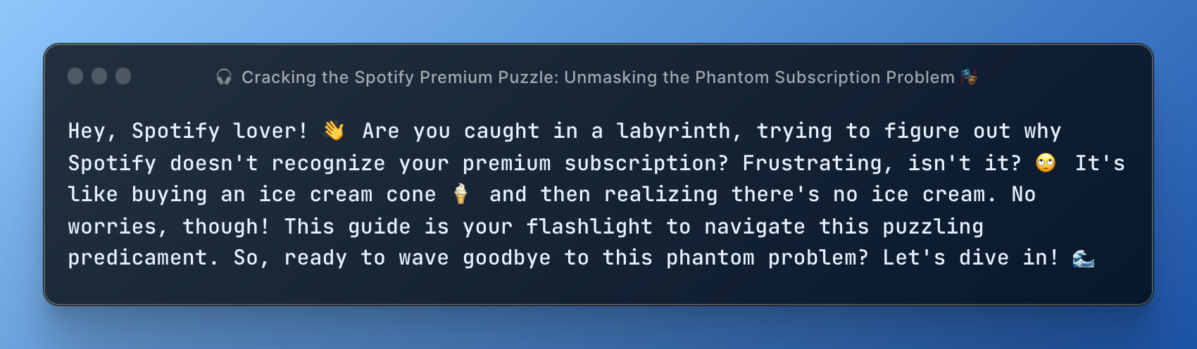 🎧 Cracking the Spotify Premium Puzzle: Unmasking the Phantom Subscription Problem 🎭