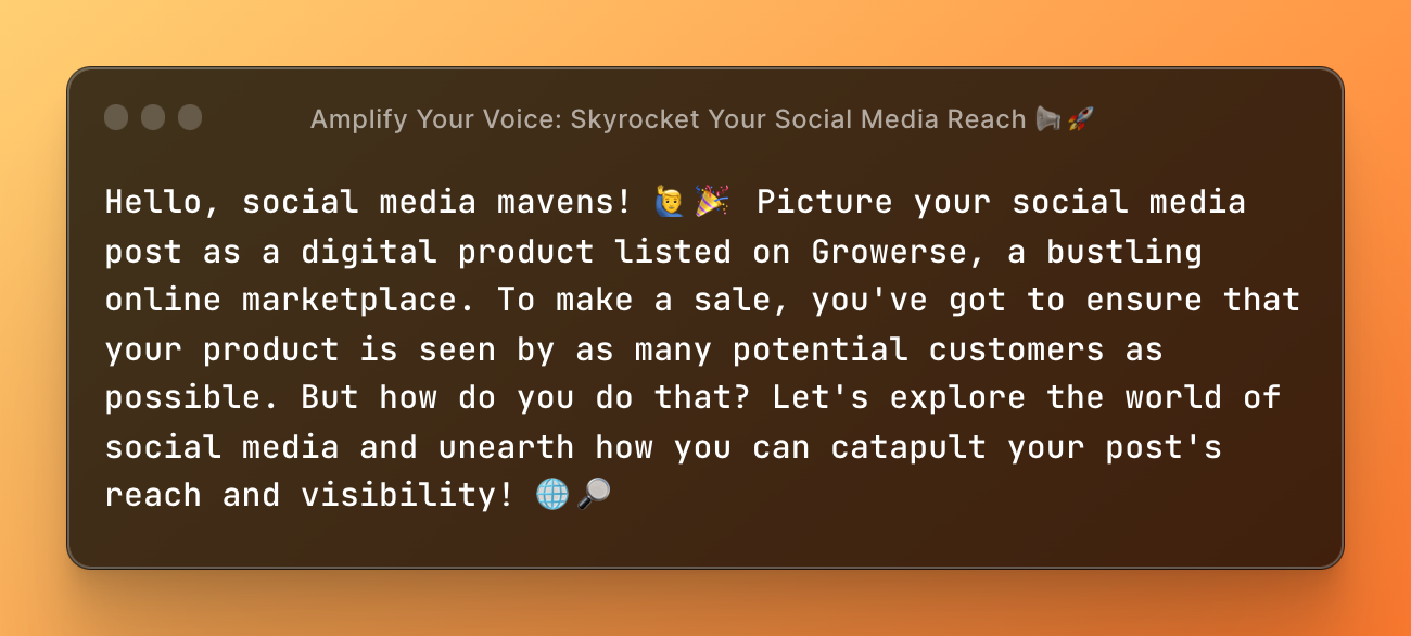 Amplify Your Voice: Skyrocket Your Social Media Reach 📢🚀