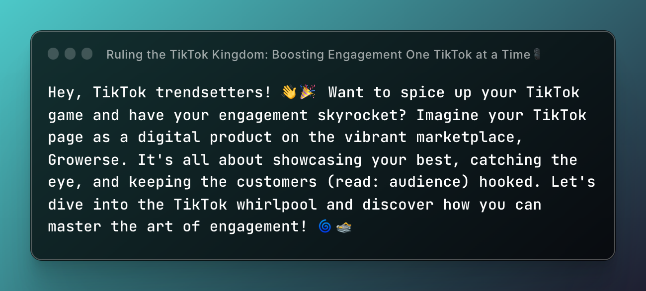 Ruling the TikTok Kingdom: Boosting Engagement One TikTok at a Time 🎥👑