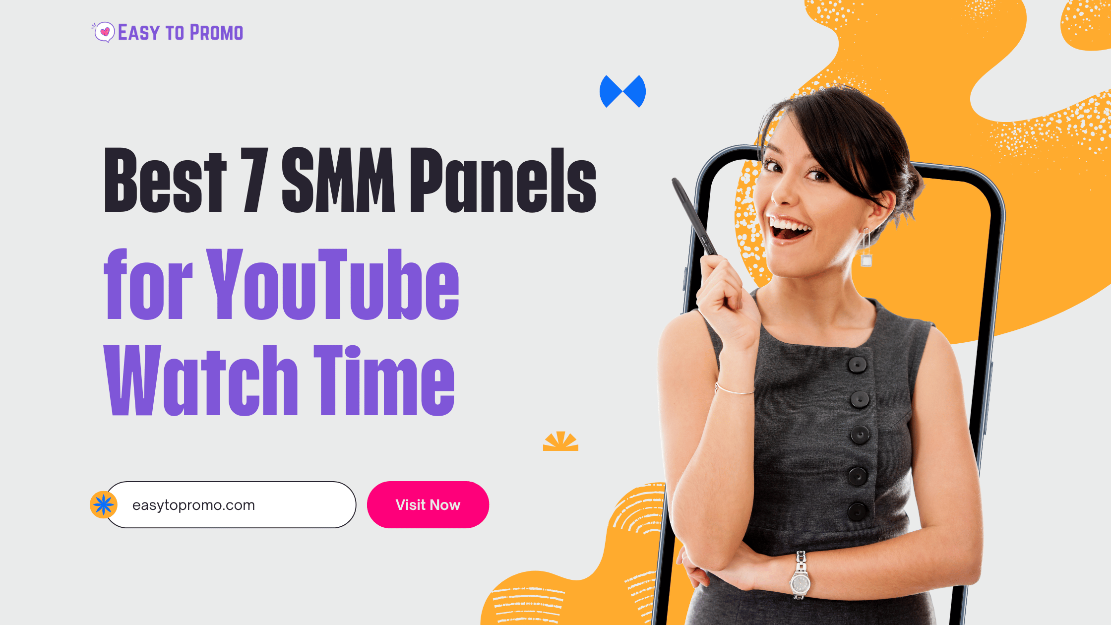 Best 7 SMM Panels for YouTube Watch Time [ 4000 Hours for Monetization ]