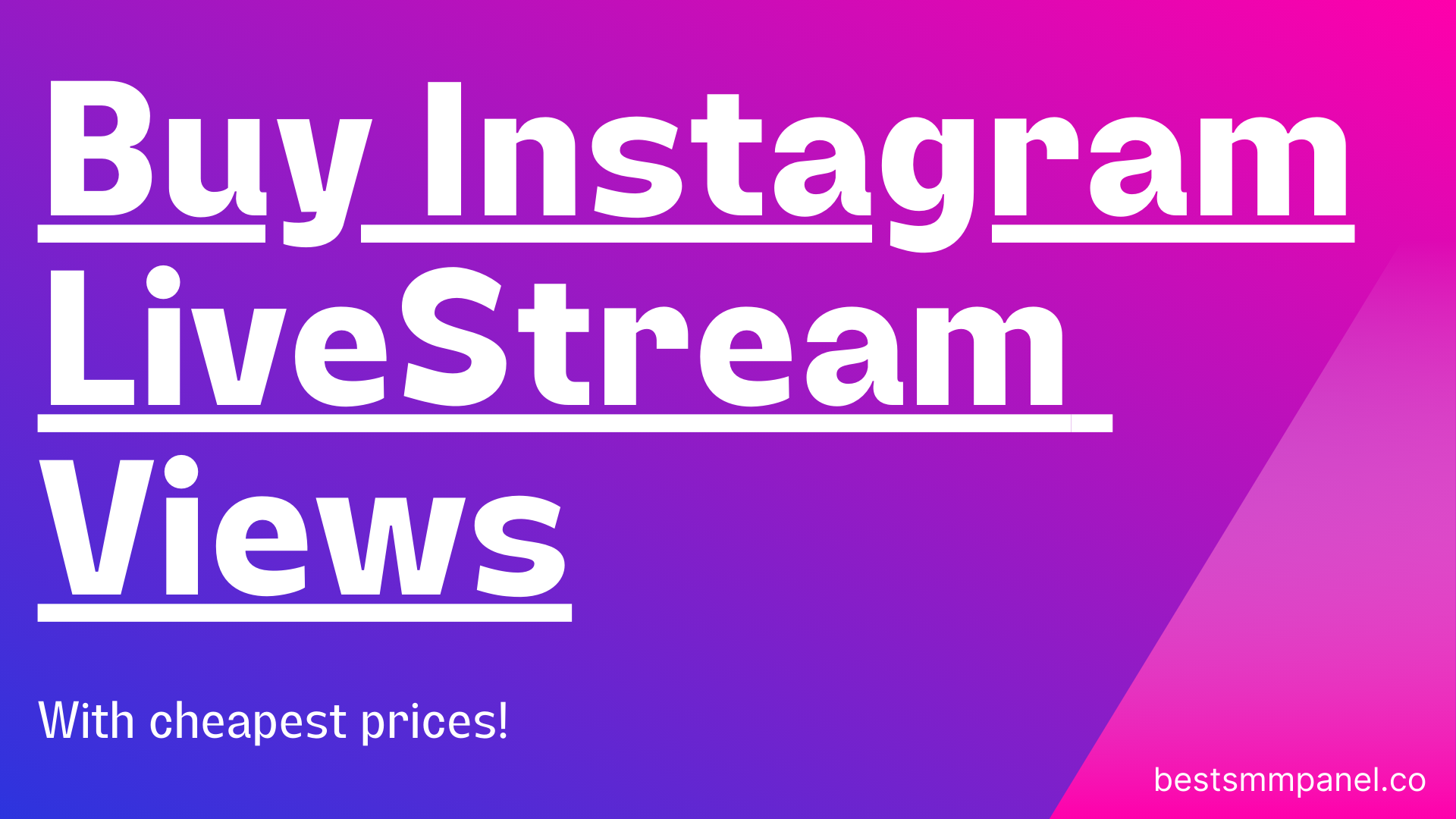 Buy Instagram LiveStream Views