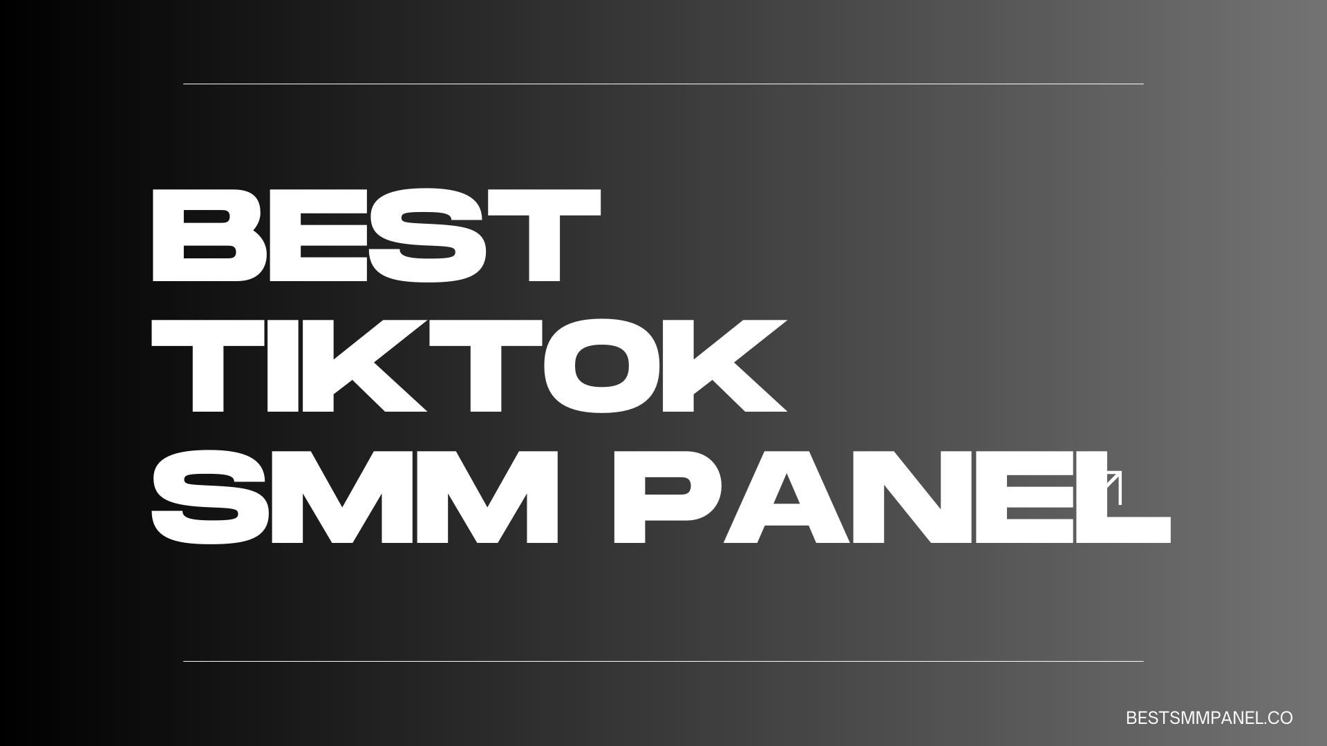 tiktok smm panel