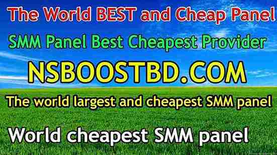 The World BEST and Cheap Panel for Social Media Marketing - NSBOOSTBD.COM