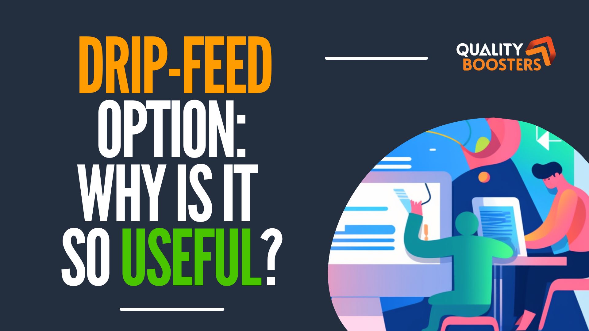 Opción Drip-feed: ¿Por qué es tan útil?

¿Qué incluye la función Drip-feed y por qué es extremadamente importante?